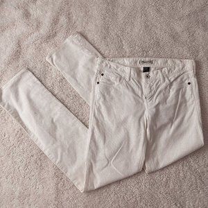 Madewell White Corduroy Bootcut Pants NWOT
